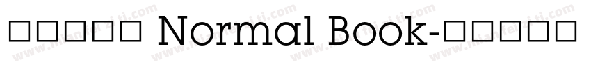 ヒカリ角ゴ Normal Book字体转换